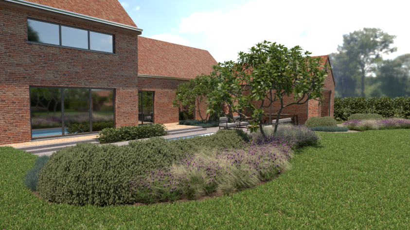 Tuinarchitectuur TotaalProject Terras Zwembad