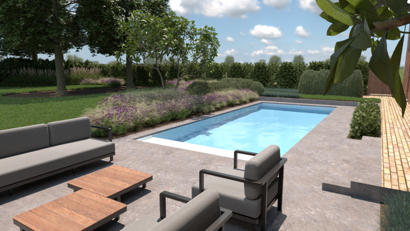 Tuinarchitectuur TotaalProject Zwembed C